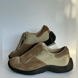 Vintage Versace Sport Suede Beige Sneakers 37